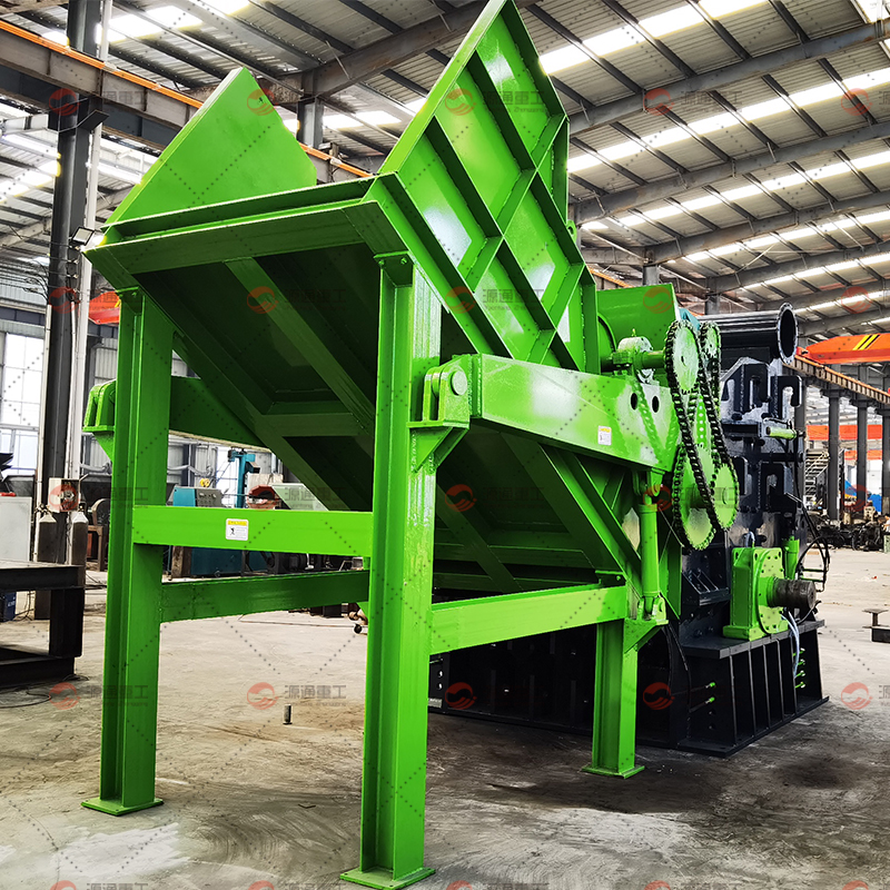 Scrap metal crusher