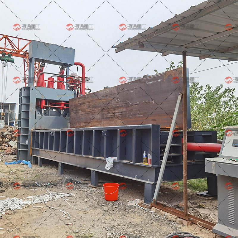 Scrap shearing machine Yunnan customer