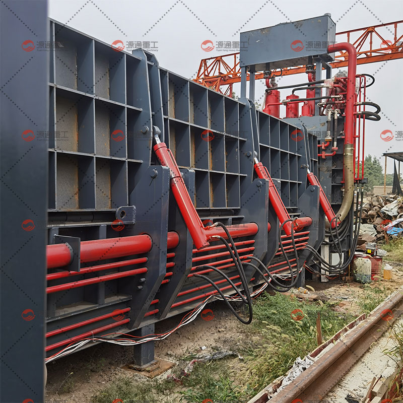 Scrap shearing machine Yunnan customer