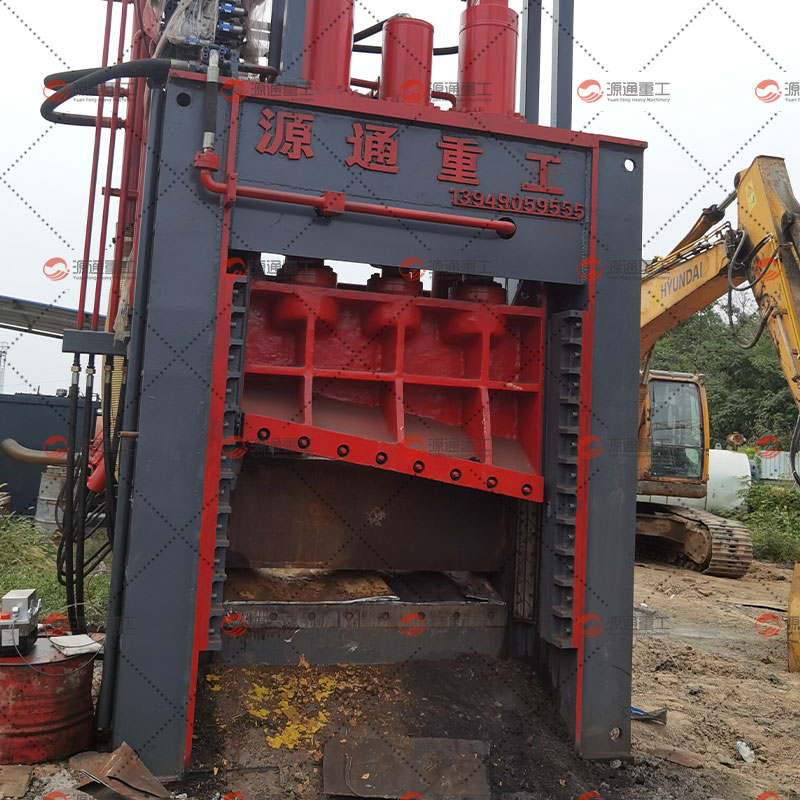 Scrap shearing machine Yunnan customer